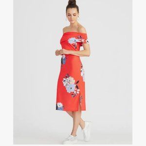 Rachel Roy Floral Off The Shoulder Sheath Dress Size M